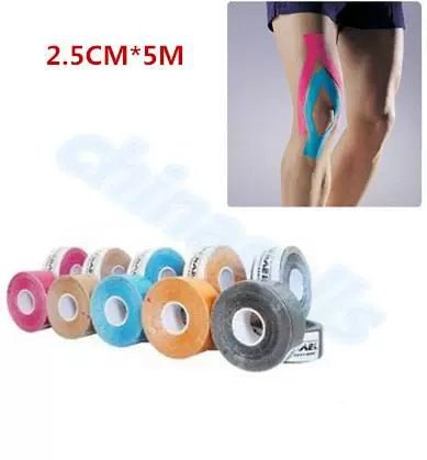 5cm * 5M Basketball Elastic Kinesio Tex Tape Kinesio Taping Muscle Paste Sports Physiotherapy Adhesive Tape Bandage Muscle Paste - Yallafit