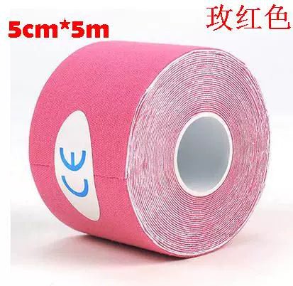 5cm * 5M Basketball Elastic Kinesio Tex Tape Kinesio Taping Muscle Paste Sports Physiotherapy Adhesive Tape Bandage Muscle Paste - Yallafit