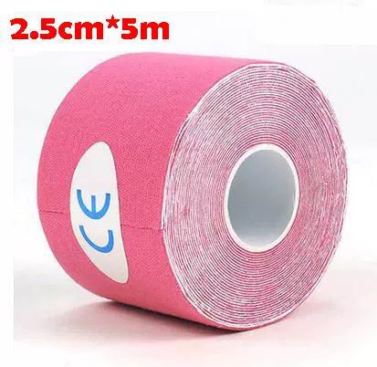 5cm * 5M Basketball Elastic Kinesio Tex Tape Kinesio Taping Muscle Paste Sports Physiotherapy Adhesive Tape Bandage Muscle Paste - Yallafit