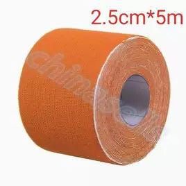 5cm * 5M Basketball Elastic Kinesio Tex Tape Kinesio Taping Muscle Paste Sports Physiotherapy Adhesive Tape Bandage Muscle Paste - Yallafit