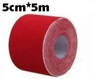 5cm * 5M Basketball Elastic Kinesio Tex Tape Kinesio Taping Muscle Paste Sports Physiotherapy Adhesive Tape Bandage Muscle Paste - Yallafit