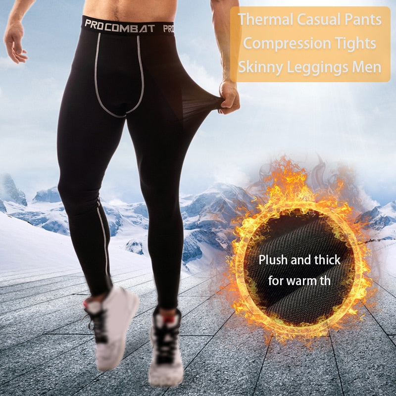 Compression Pants Mens Gym Leggings Sport Training Pants Men Running Tights Trousers Men Sportswear Dry Quick Fit Jogging Pants - Yallafit