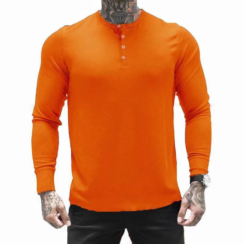 Mens Summer gyms Workout Fitness T-shirt Bodybuilding Slim Shirts printed O-neck Long sleeves cotton Tee Tops clothing - Yallafit