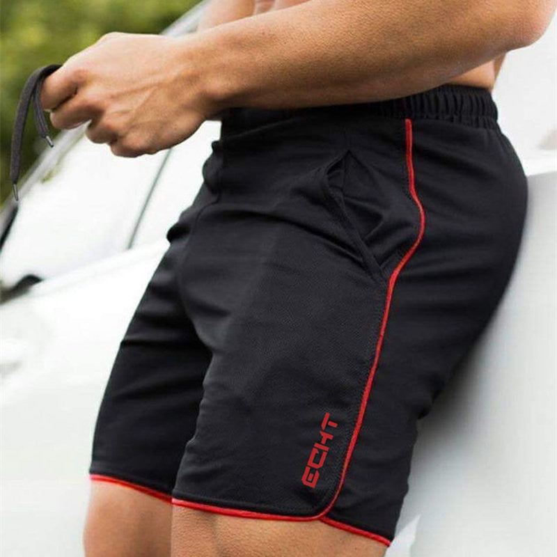 Running Sporty Shorts Mens Casual Short Pants Male Summer Breathable Mesh Cool Bermuda Gyms Fitness Bodybuilding Beach Shorts - Yallafit
