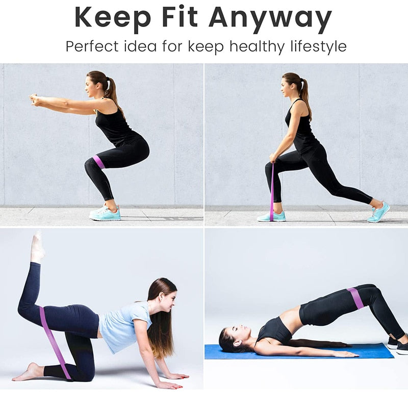 Resistance Rubber Bands Bodybuilding Gym Workout Sport Expander Training Equipment Elastic Gum Fitness Loop Bands - Yallafit