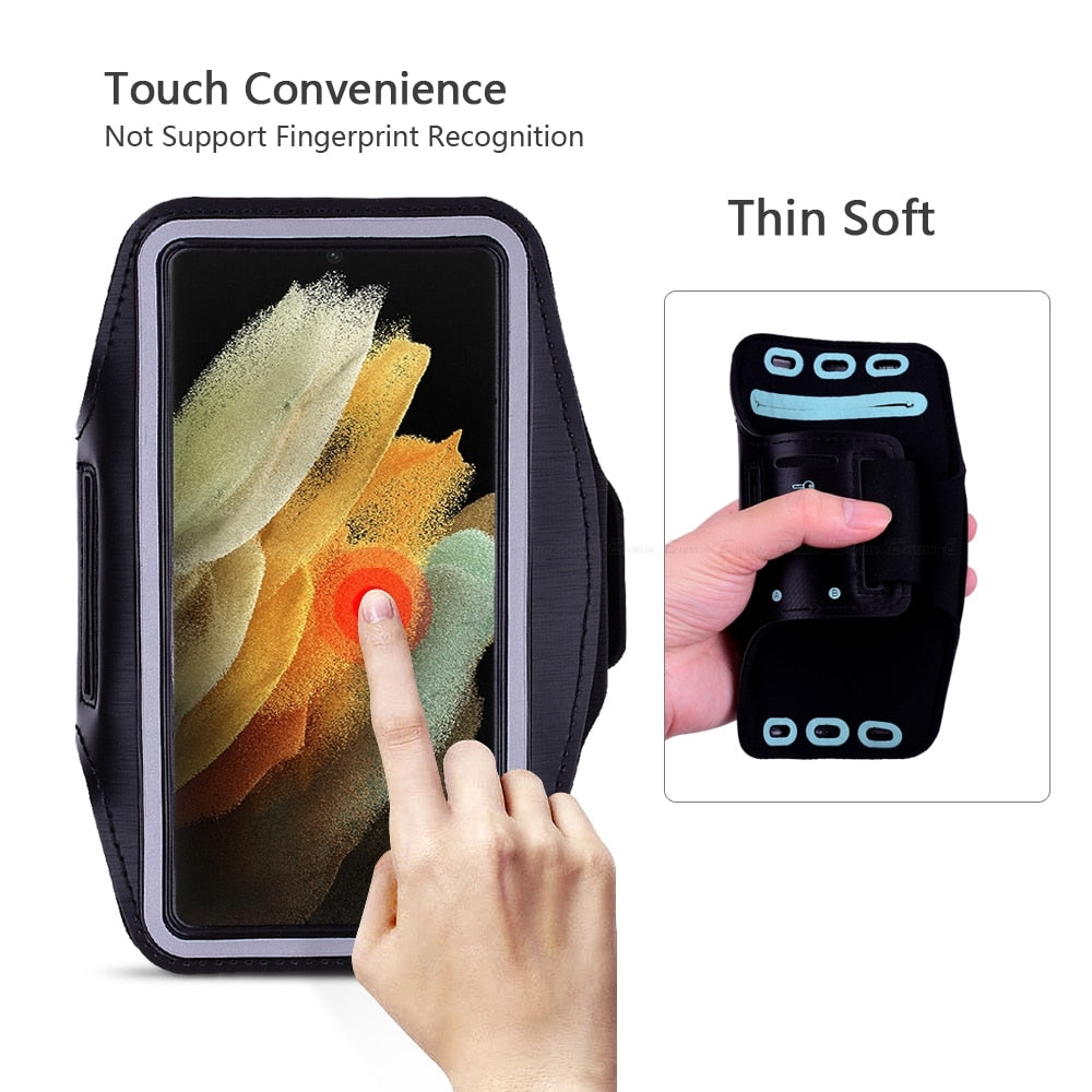 Running Cycling Sport Phone Bag Cover For Samsung Galaxy S23 S10e S10 S22 S20 S21 Ultra FE Note 20 10 Plus Lite 5G Arm Band Case - Yallafit
