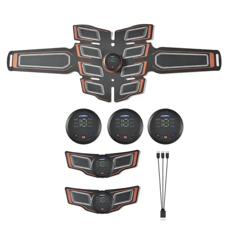 Abdominal Muscle Stimulation Trainer EMS Abdominal Muscle Fitness Intelligent Device Electric Weight Loss Exercise at Home Gym - Yallafit