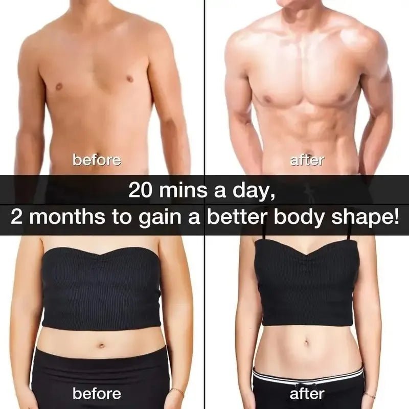 Abdominal Muscle Stimulation Trainer EMS Abdominal Muscle Fitness Intelligent Device Electric Weight Loss Exercise at Home Gym - Yallafit