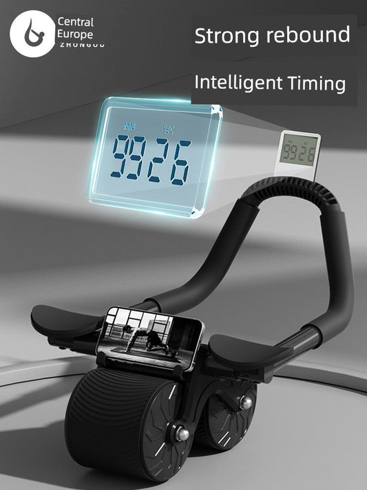 Abdominal Wheel Elbow Support Type Automatic Rebound Roll Abdominal Wheel Slimming Tummy Training Roller Fitness Equipment Handy Gadget Sports Household - Yallafit