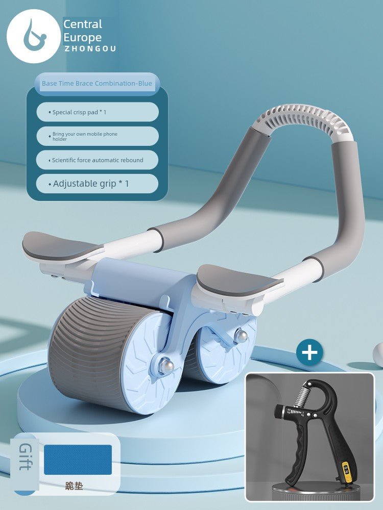 Abdominal Wheel Elbow Support Type Automatic Rebound Roll Abdominal Wheel Slimming Tummy Training Roller Fitness Equipment Handy Gadget Sports Household - Yallafit