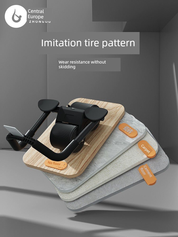 Abdominal Wheel Elbow Support Type Automatic Rebound Roll Abdominal Wheel Slimming Tummy Training Roller Fitness Equipment Handy Gadget Sports Household - Yallafit