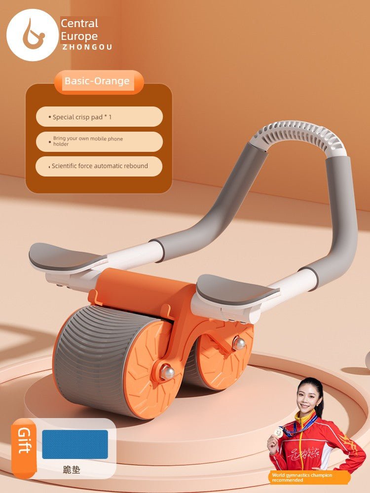 Abdominal Wheel Elbow Support Type Automatic Rebound Roll Abdominal Wheel Slimming Tummy Training Roller Fitness Equipment Handy Gadget Sports Household - Yallafit