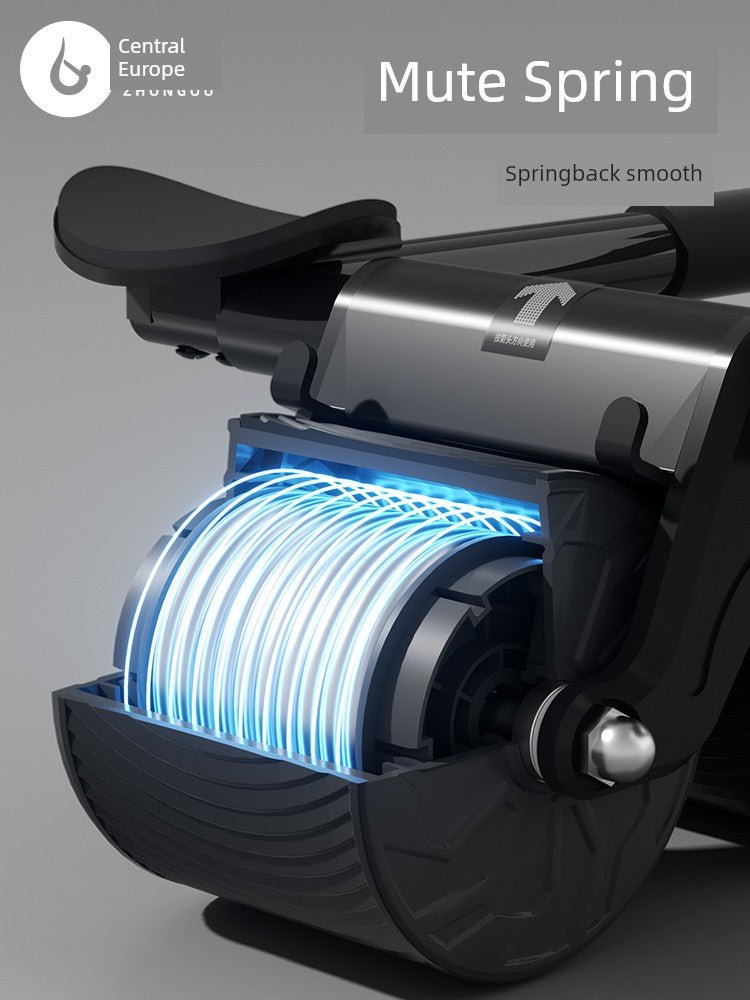 Abdominal Wheel Elbow Support Type Automatic Rebound Roll Abdominal Wheel Slimming Tummy Training Roller Fitness Equipment Handy Gadget Sports Household - Yallafit