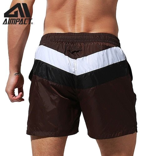 AIMPACT Mens Summer Fitness Shorts Men Jogger Casual Gyms Training Sports Shorts Bodybuilding Quick Dry Workout Beach Sportwears - Yallafit