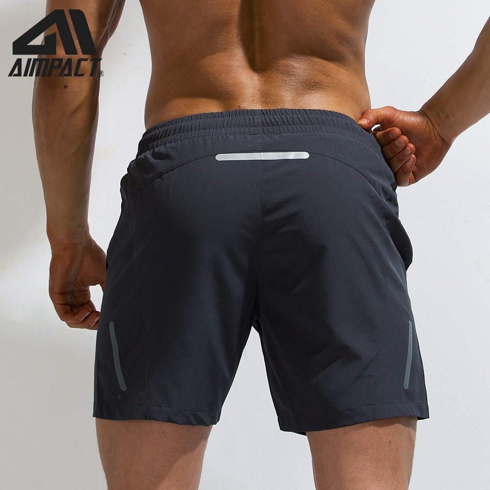 AIMPACT Mens Summer Fitness Shorts Men Jogger Casual Gyms Training Sports Shorts Bodybuilding Quick Dry Workout Beach Sportwears - Yallafit