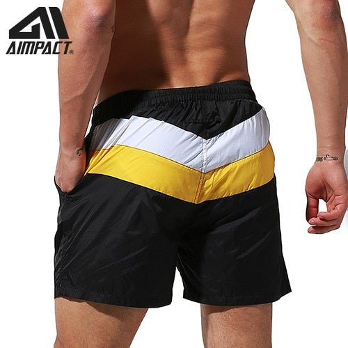 AIMPACT Mens Summer Fitness Shorts Men Jogger Casual Gyms Training Sports Shorts Bodybuilding Quick Dry Workout Beach Sportwears - Yallafit
