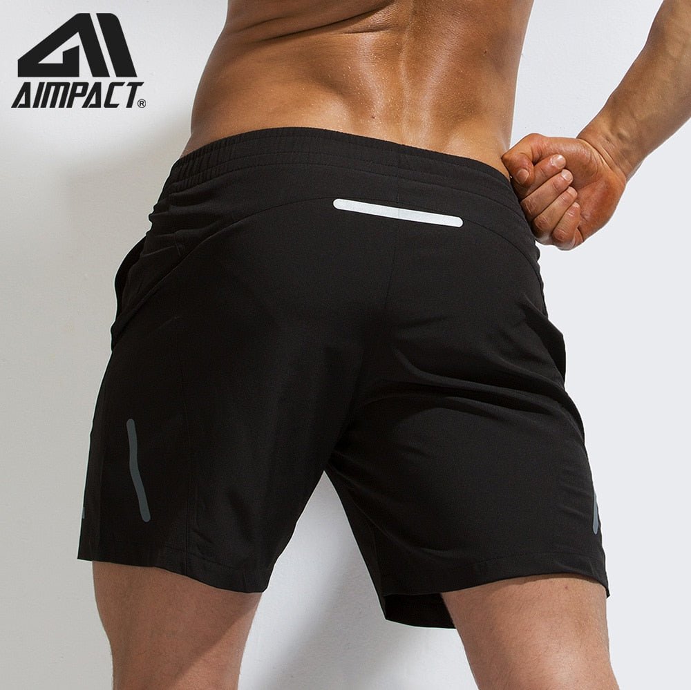 AIMPACT Mens Summer Fitness Shorts Men Jogger Casual Gyms Training Sports Shorts Bodybuilding Quick Dry Workout Beach Sportwears - Yallafit