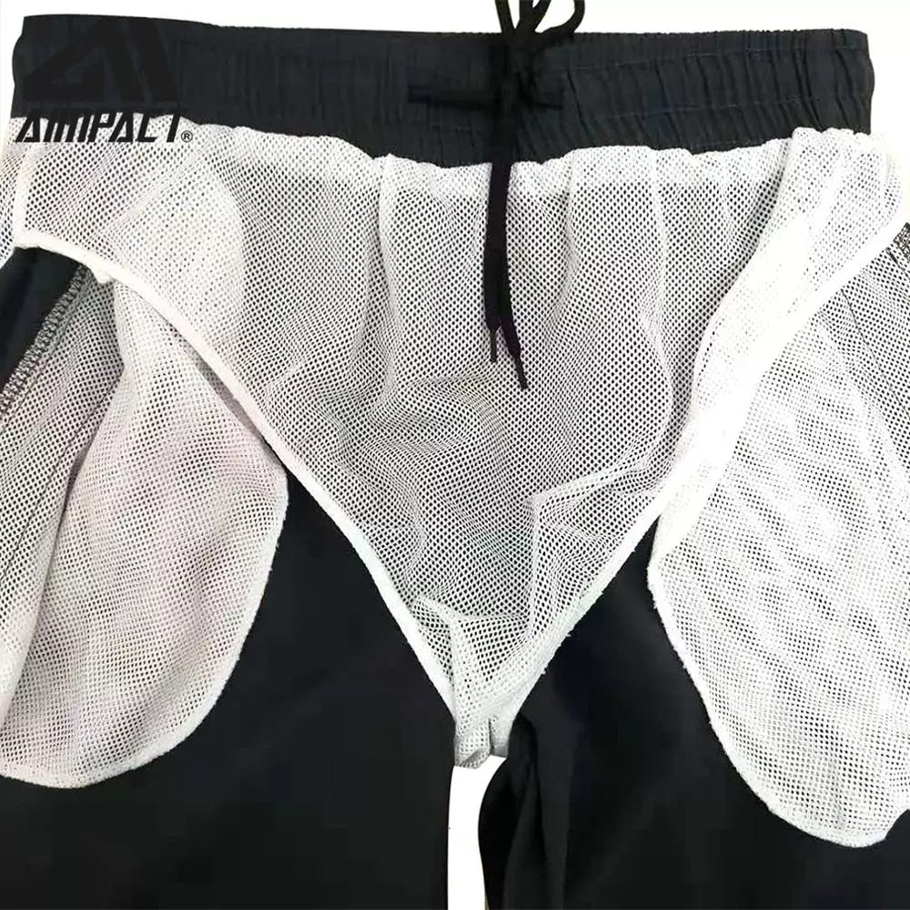 AIMPACT Mens Summer Fitness Shorts Men Jogger Casual Gyms Training Sports Shorts Bodybuilding Quick Dry Workout Beach Sportwears - Yallafit