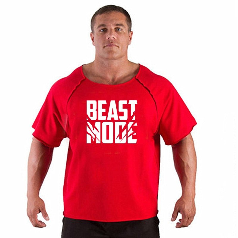 ANIMAL New Men Short Sleeve Cotton t-shirt Summer Casual Fashion Gym Fitness Bodybuilding T shirt Male Loose Tees Tops Clothing - Yallafit