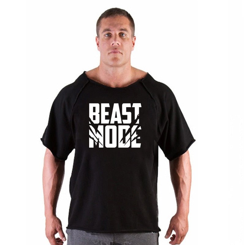 ANIMAL New Men Short Sleeve Cotton t-shirt Summer Casual Fashion Gym Fitness Bodybuilding T shirt Male Loose Tees Tops Clothing - Yallafit