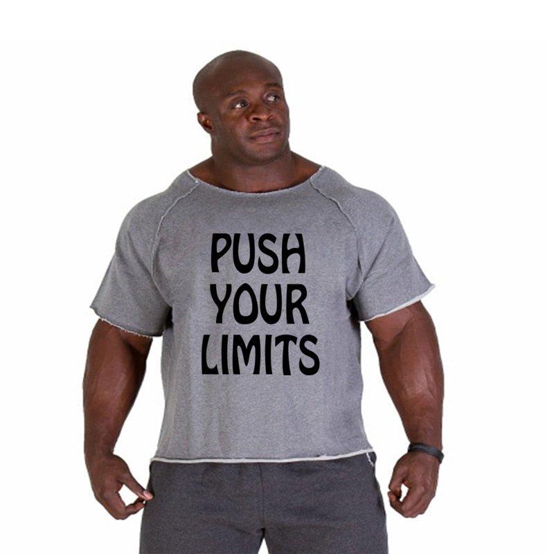 ANIMAL New Men Short Sleeve Cotton t-shirt Summer Casual Fashion Gym Fitness Bodybuilding T shirt Male Loose Tees Tops Clothing - Yallafit