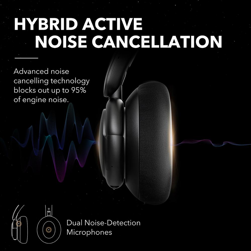 Anker Soundcore Life Q30 Hybrid Active Noise Cancelling wireless bluetooth Headphones with Multiple Modes, Hi-Res Sound, 40H - Yallafit