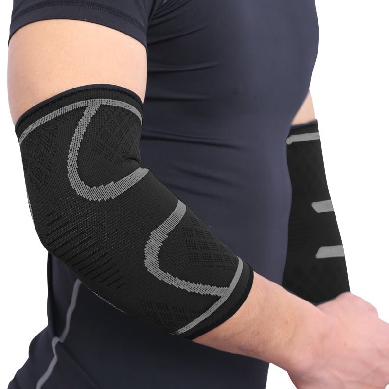 AOLIKES 1PCS Elbow Support Elastic Gym Sport Elbow Protective Pad Absorb Sweat Sport Basketball Arm Sleeve Elbow Brace - Yallafit
