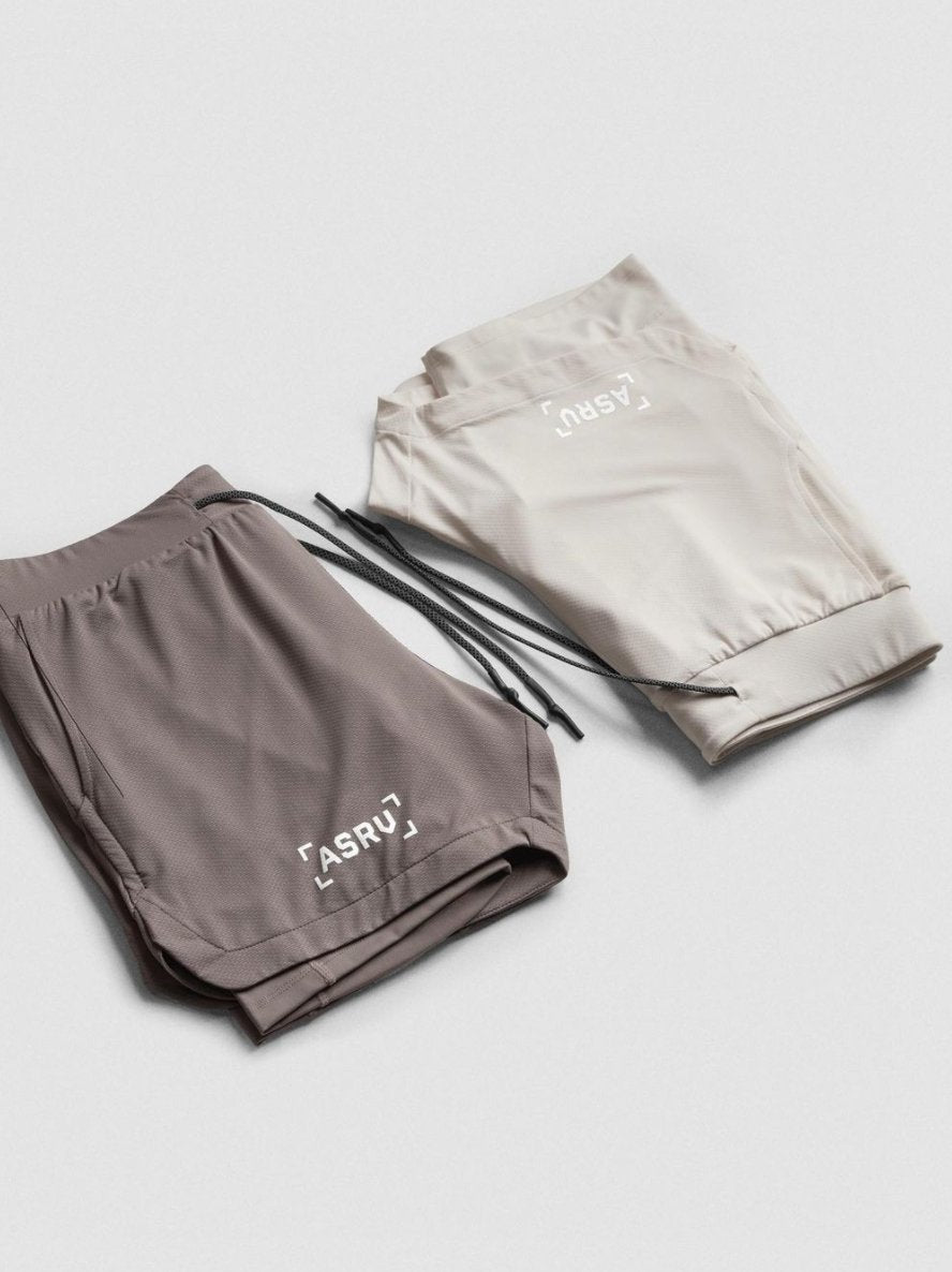 ASRV Lining Fake Two-Piece Fitness Double Layer Men Training Pant - Yallafit