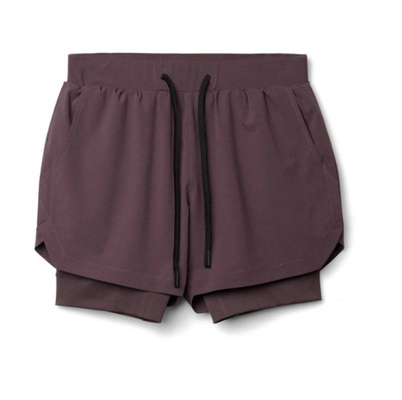 ASRV Lining Men's Breathable below the Knee Fitness Basketball Shorts - Yallafit