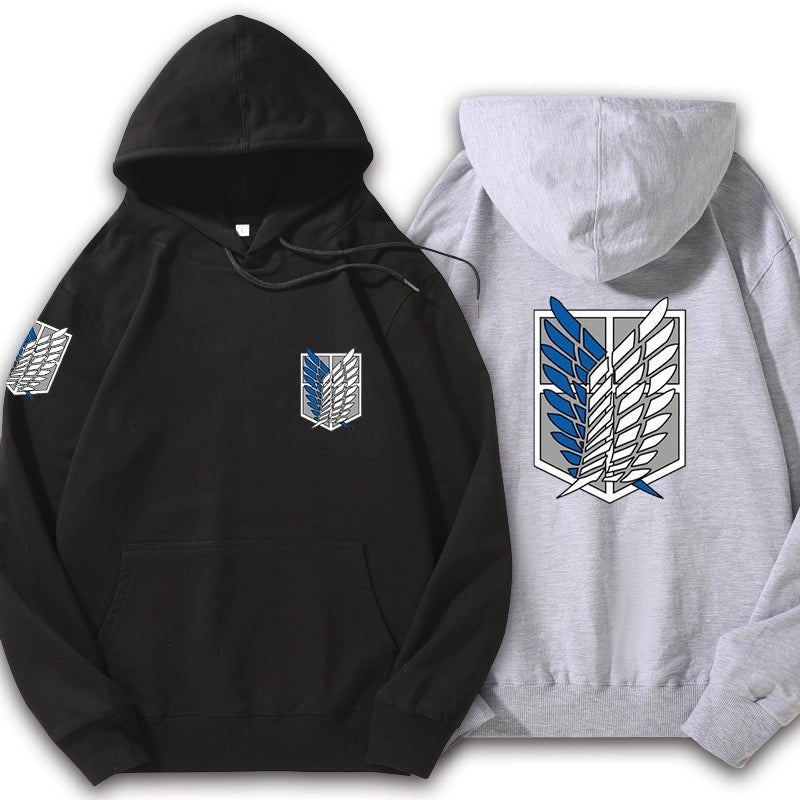 Attack on Titan Clothes Wings of Freedom T-shirt Two-Dimensional Anime Peripheral Japanese Style Cotton Short-Sleeved Baby Boy and Girl Summer - Yallafit