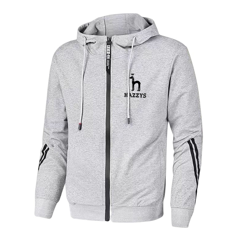 Autumn Winter Men's Brand Printed Tracksuit Suit Man Zipper Hoodie+Pants 2 Piece Set Casual Gym Fitness Jogging Sportswear M-3XL - Yallafit