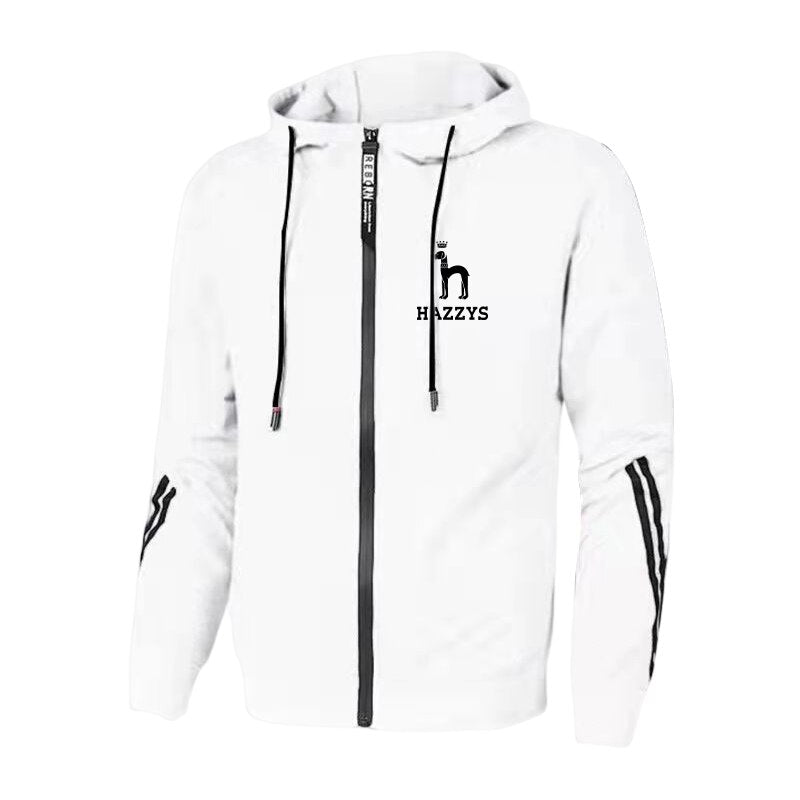 Autumn Winter Men's Brand Printed Tracksuit Suit Man Zipper Hoodie+Pants 2 Piece Set Casual Gym Fitness Jogging Sportswear M-3XL - Yallafit