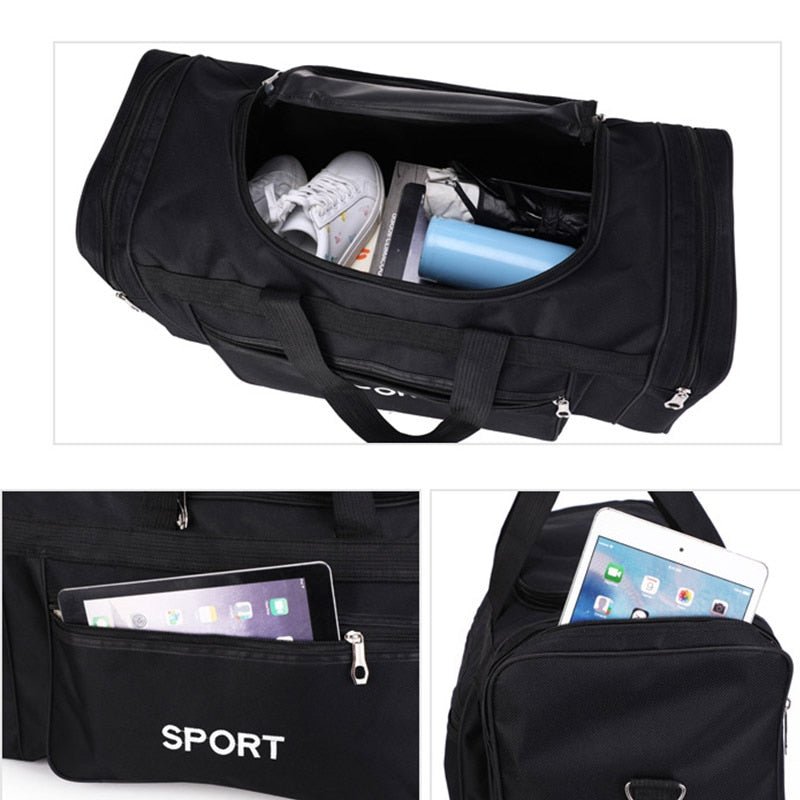 Big Capacity Gym Bags Sport Men Fitness Gadgets Yoga Gym Sack Mochila Gym Pack for Training Travel Sporttas Sportbag Duffle Bags - Yallafit
