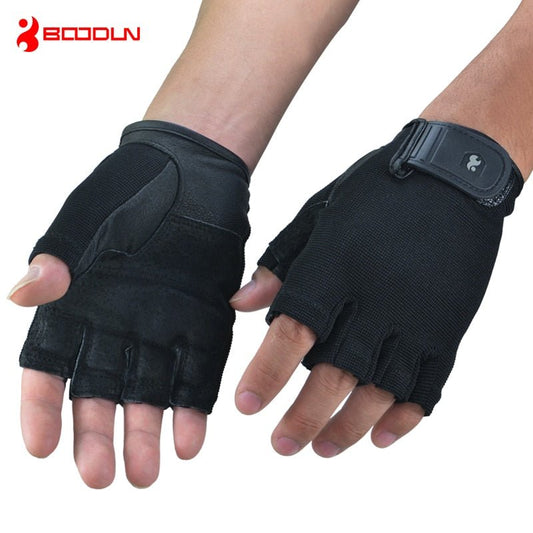 BOODUN Gym Gloves Men Women Crossfit Fitness Gloves Half Finger Dumbbell Workout Weight Lifting Training Sport Gloves for Gym - Yallafit