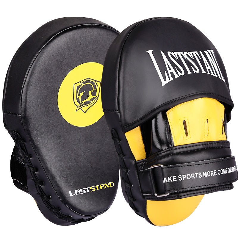 Boxing Target Muay Thai Training Equipment Focus Mitts Sanda Baffle Target Handle Taekwondo Sparring Target Pair - Yallafit