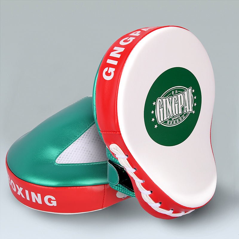 Boxing Target Muay Thai Training Equipment Focus Mitts Sanda Baffle Target Handle Taekwondo Sparring Target Pair - Yallafit