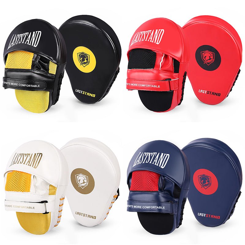 Boxing Target Muay Thai Training Equipment Focus Mitts Sanda Baffle Target Handle Taekwondo Sparring Target Pair - Yallafit