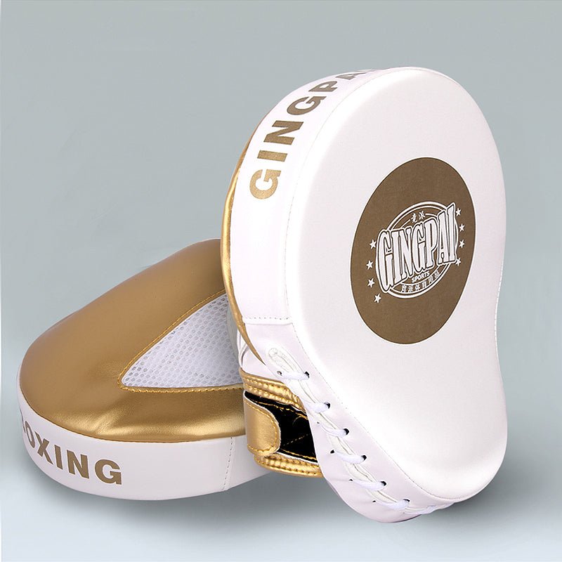 Boxing Target Muay Thai Training Equipment Focus Mitts Sanda Baffle Target Handle Taekwondo Sparring Target Pair - Yallafit