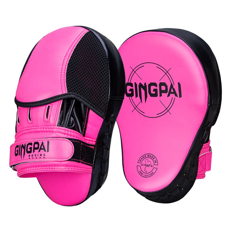 Boxing Target Muay Thai Training Equipment Focus Mitts Sanda Baffle Target Handle Taekwondo Sparring Target Pair - Yallafit