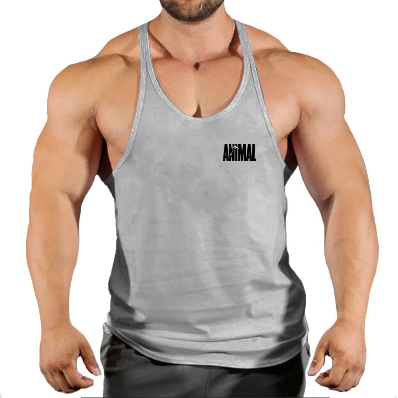 Brand Animal Gym Tank Top Men Fitness Clothing Men’s Bodybuilding Tank Tops Summer Gym Clothing for Male Sleeveless Vest Shirt - Yallafit