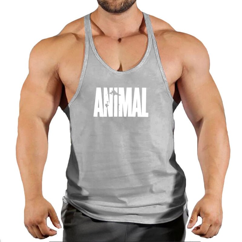 Brand Animal Gym Tank Top Men Fitness Clothing Men’s Bodybuilding Tank Tops Summer Gym Clothing for Male Sleeveless Vest Shirt - Yallafit