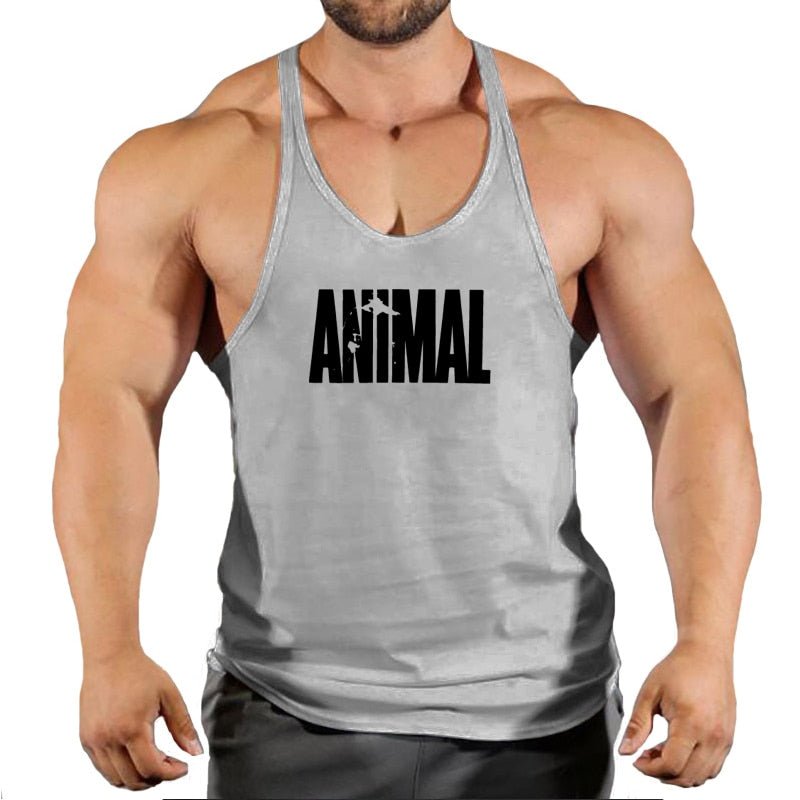 Brand Animal Gym Tank Top Men Fitness Clothing Men’s Bodybuilding Tank Tops Summer Gym Clothing for Male Sleeveless Vest Shirt - Yallafit