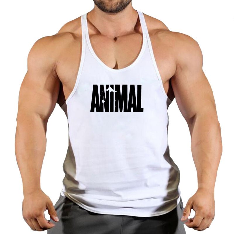Brand Animal Gym Tank Top Men Fitness Clothing Men’s Bodybuilding Tank Tops Summer Gym Clothing for Male Sleeveless Vest Shirt - Yallafit