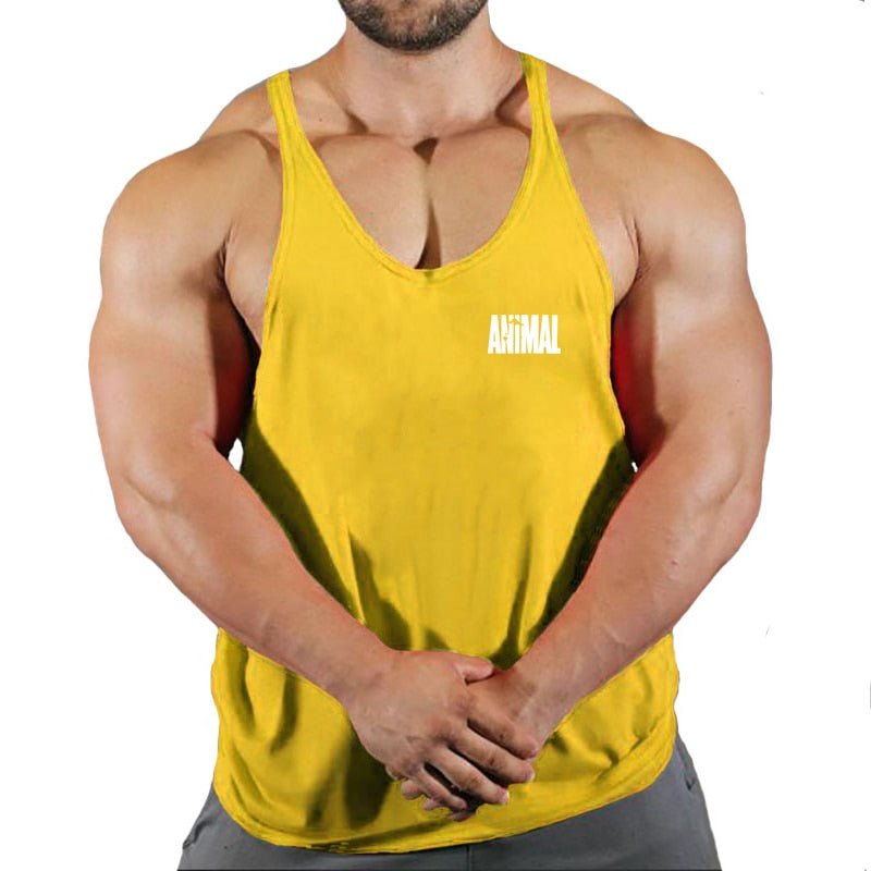 Brand Animal Gym Tank Top Men Fitness Clothing Men’s Bodybuilding Tank Tops Summer Gym Clothing for Male Sleeveless Vest Shirt - Yallafit
