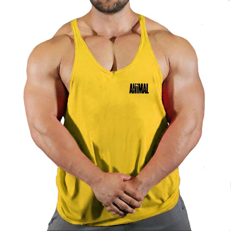 Brand Animal Gym Tank Top Men Fitness Clothing Men’s Bodybuilding Tank Tops Summer Gym Clothing for Male Sleeveless Vest Shirt - Yallafit