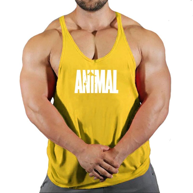 Brand Animal Gym Tank Top Men Fitness Clothing Men’s Bodybuilding Tank Tops Summer Gym Clothing for Male Sleeveless Vest Shirt - Yallafit