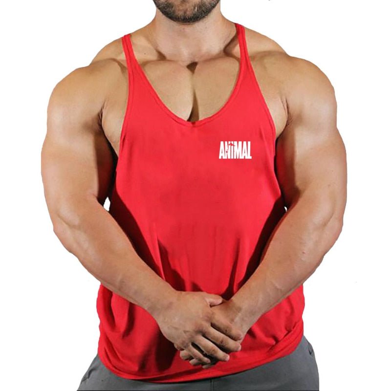 Brand Animal Gym Tank Top Men Fitness Clothing Men’s Bodybuilding Tank Tops Summer Gym Clothing for Male Sleeveless Vest Shirt - Yallafit