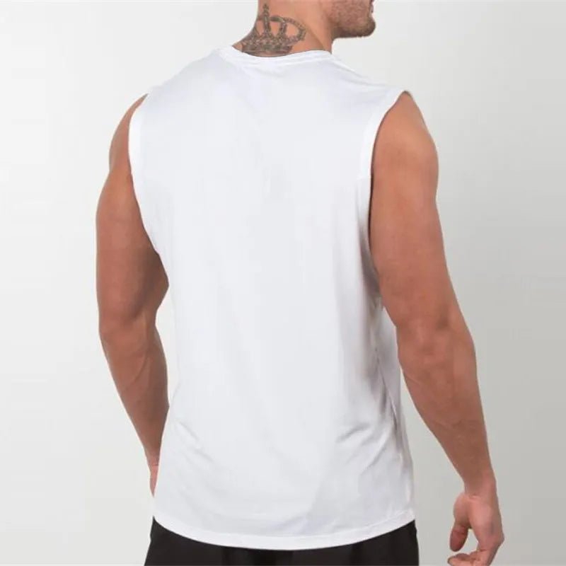 Brand New Plain Tank Top Men Bodybuilding singlet Gym Stringer Sleeveless Shirt Blank Fitness Clothing Sportwear Muscle Vest - Yallafit