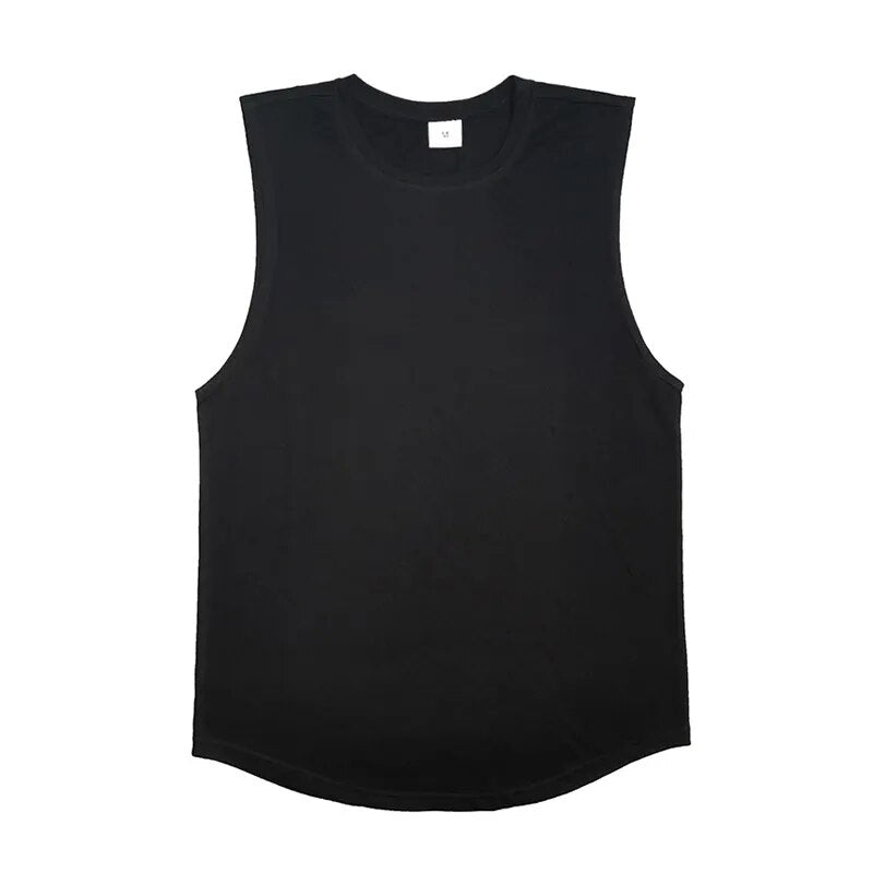 Brand New Plain Tank Top Men Bodybuilding singlet Gym Stringer Sleeveless Shirt Blank Fitness Clothing Sportwear Muscle Vest - Yallafit