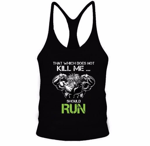 Brand Sexy Men Fitness Tank Tops TRAIN print Bodybuilding Men O-Neck Sleeveless Shirt Muscle Cotton Tank Top men vest Singlets - Yallafit